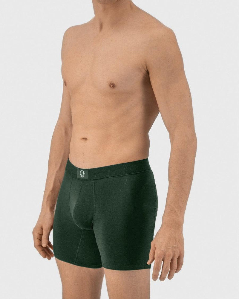 Heren - Anti Zweet Boxers-groen-M-Fibershirts color__groen