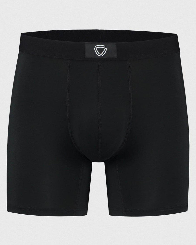 Heren - Anti Zweet Boxers-Wit-M-Fibershirts color__zwart