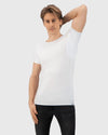 Heren - Anti Zweet Shirt-Wit-Rond-S-Fibershirts color__wit+neck__rond
