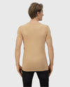 Heren - Anti Zweet Shirt-Wit-V-hals-S-Fibershirts color__invisible+neck__v-hals